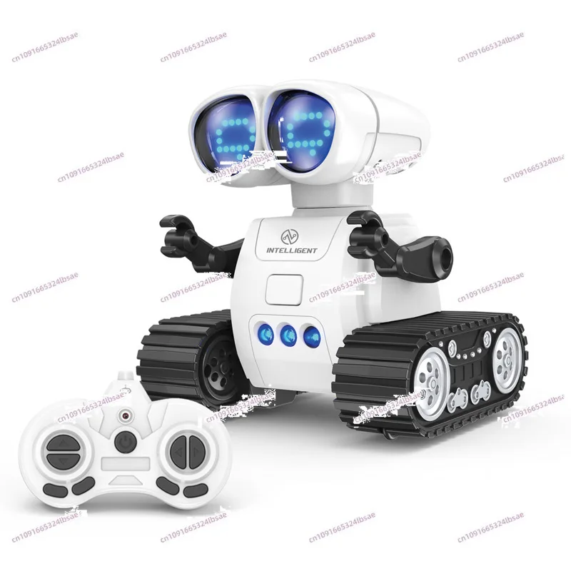

Remotely programmed robot music light pattern switching intercom robot gesture sensing toyWalkie-talkie robot