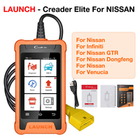 LAUNCH X431 Creader Elite For NISSAN For CHRYSLER Diagnostic Tools Full System TPMS 31+ reset Function ECU Coding OBD2 Scanner
