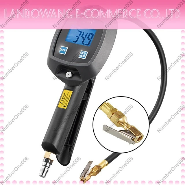 Factory Direct Digital Tire Pressure Gauge Inflation Meter Car Tire Pressure Gun High Precision Barometer Vehicle Tool