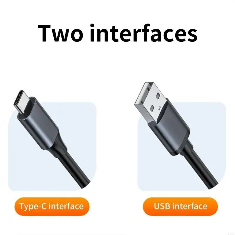 

USB/Type C To 1000M RJ45 Gigabit Ethernet Adapter 1000Mbps Fast Speed Networking D5QC