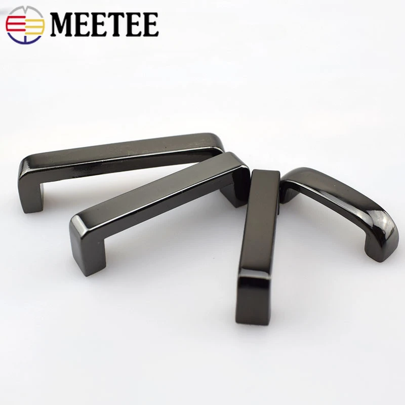 30pcs Meetee 20-38mm Metal Bag Buckles Arch Bridge Hanging Hooks Screw Connector for Bags Strap DIY Leather Crafts Accessories