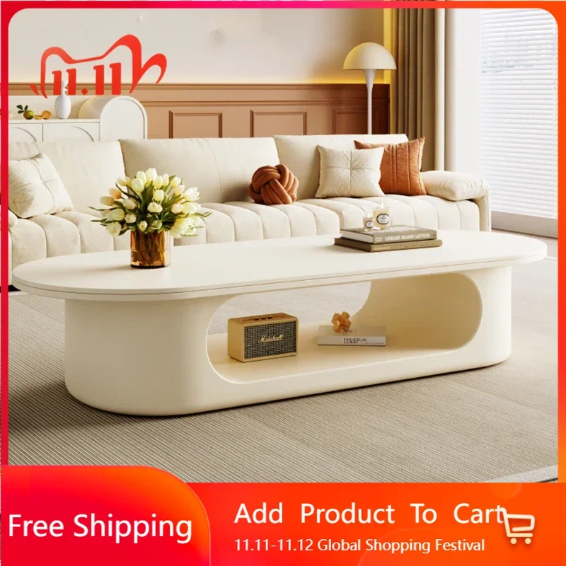 

Nordic Minimalist Coffee Tables Luxury Space Modern Saving Dining Premium Coffee Table Glamour Show Meubles Salon Furniture