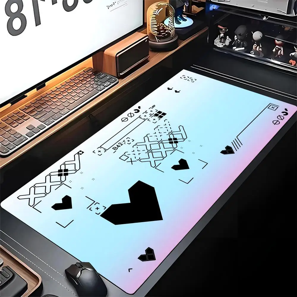 

Большой игровой коврик для мыши с принтом CSGO, розовый, с резиновой основой, для компьютера, ноутбука, рабочего стола, с музыкальным дизайном