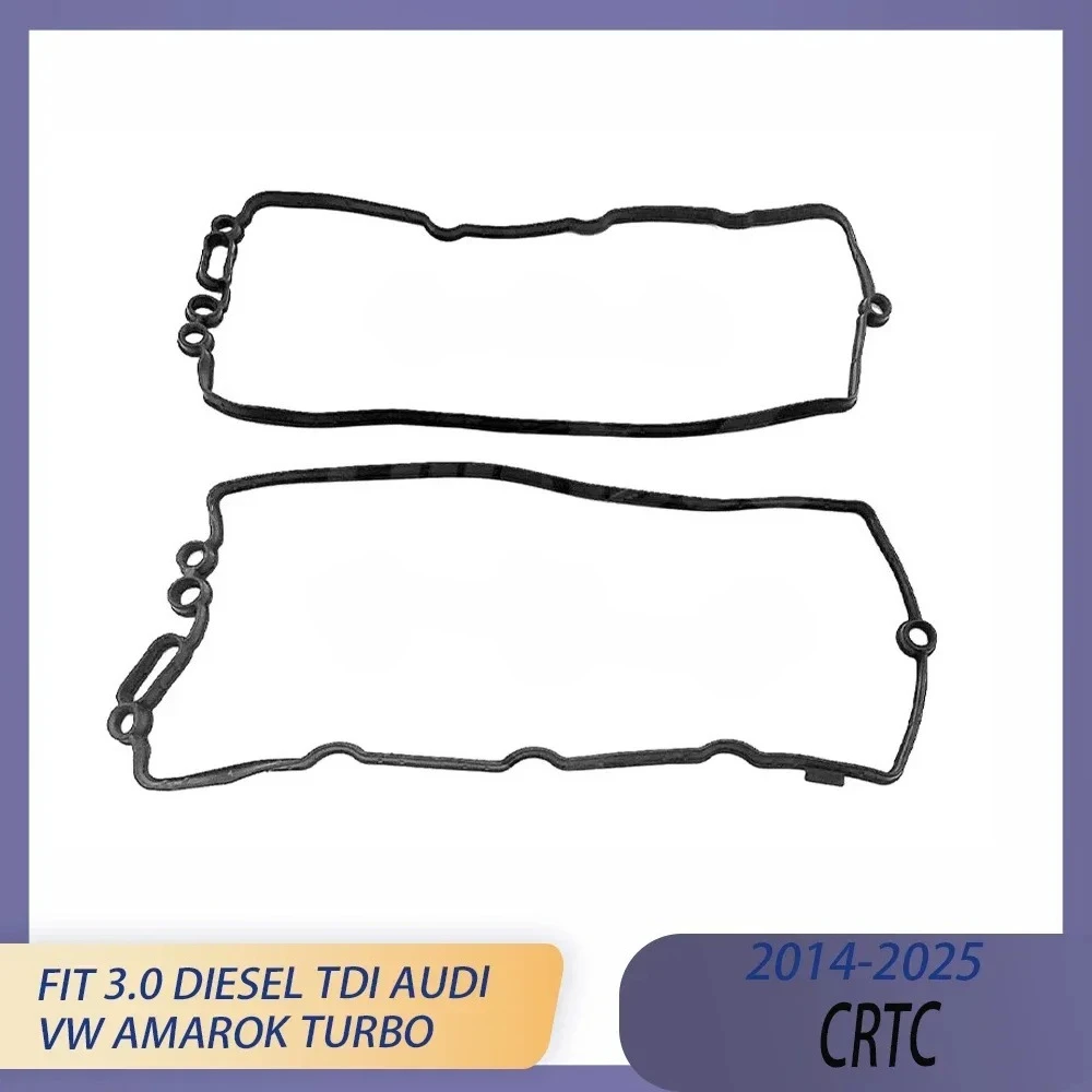 Valve Cover Gasket For 14-25 Audi A4 A5 A6 A7 A8 Q5 Q7 Q8 VW AMAROK TOUAREG 3.0 TDI V6 DIESEL DOHC Turbocharged CSWB DCPC
