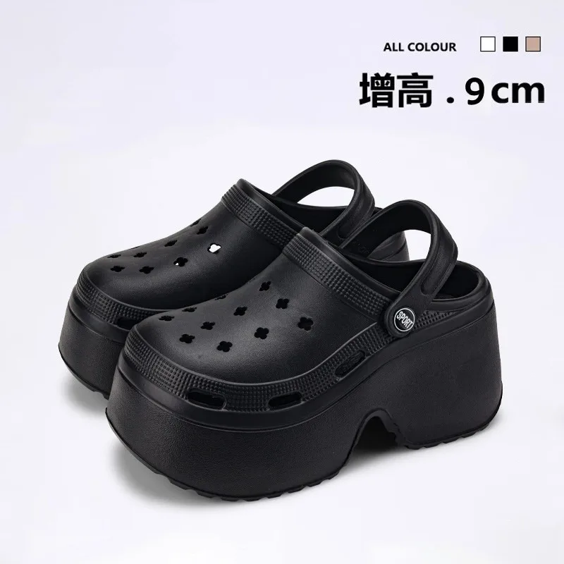 قباقيب نسائية صيفية شباشب شاطئ غير قابلة للانزلاق موضة 2025 صنادل نسائية جديدة من مادة إي في إيه أحذية مشي خارجية Zapatos De Mujer