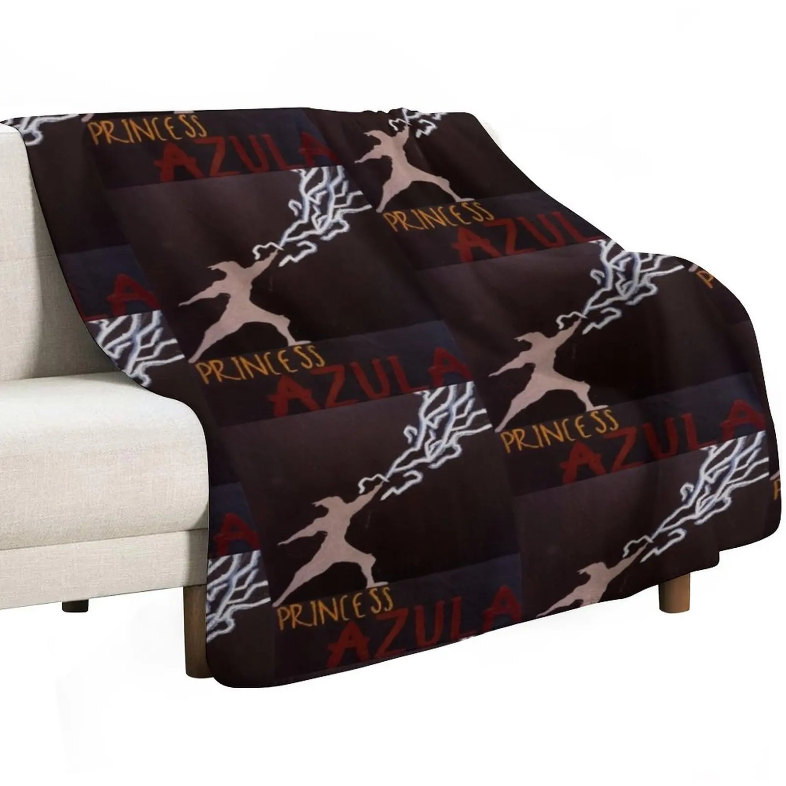 Princess Azula redirecting lightning Throw Blanket Soft Plush Plaid Winter beds Thermal funny gift Luxury St Tourist Blankets
