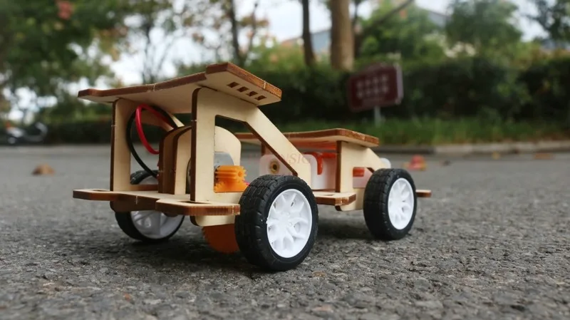 과학 기술 소규모 생산 전기 레이싱 초등학생 수제 재료, 어린이 스템