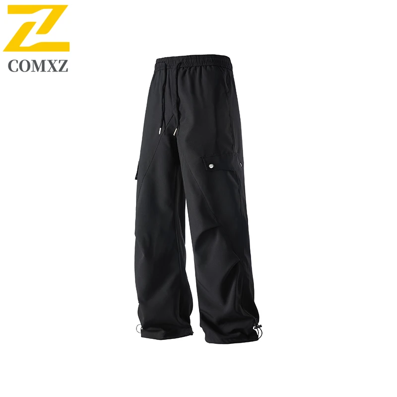 Pantalones utilitarios para hombre, estilo montaña, a prueba de viento, resistentes a las manchas, holgados, informales, para senderismo, Camping, otoño 2025,