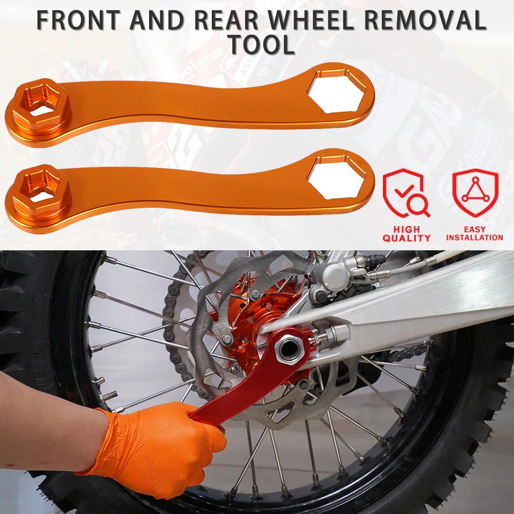 

17-27-32MM Front Rear Wheel Axle Wrench Removal Tool Spanner For 125-1290 EXC EXCF XCW XCF SX SXF Adventure DUKE LC4 SUPERMOTO