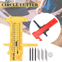 Compass Circle Cutter Round Paper Knife, DIY Adjustable Circular Cardboard Paper Cutting Tools, Badge Button Maker Circle Cutter