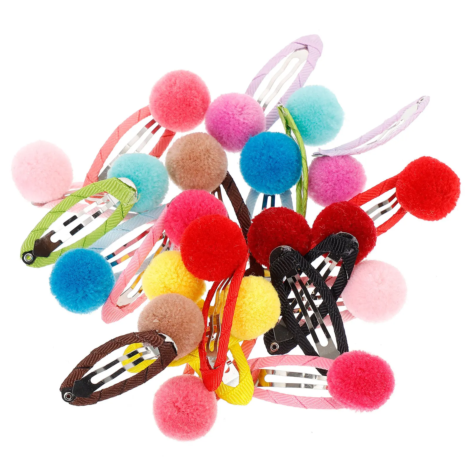 

20 шт. детских заколок для волос, разноцветные, с цветочным принтом, аксессуары для волос для маленьких девочек, детские заколки-зажимы