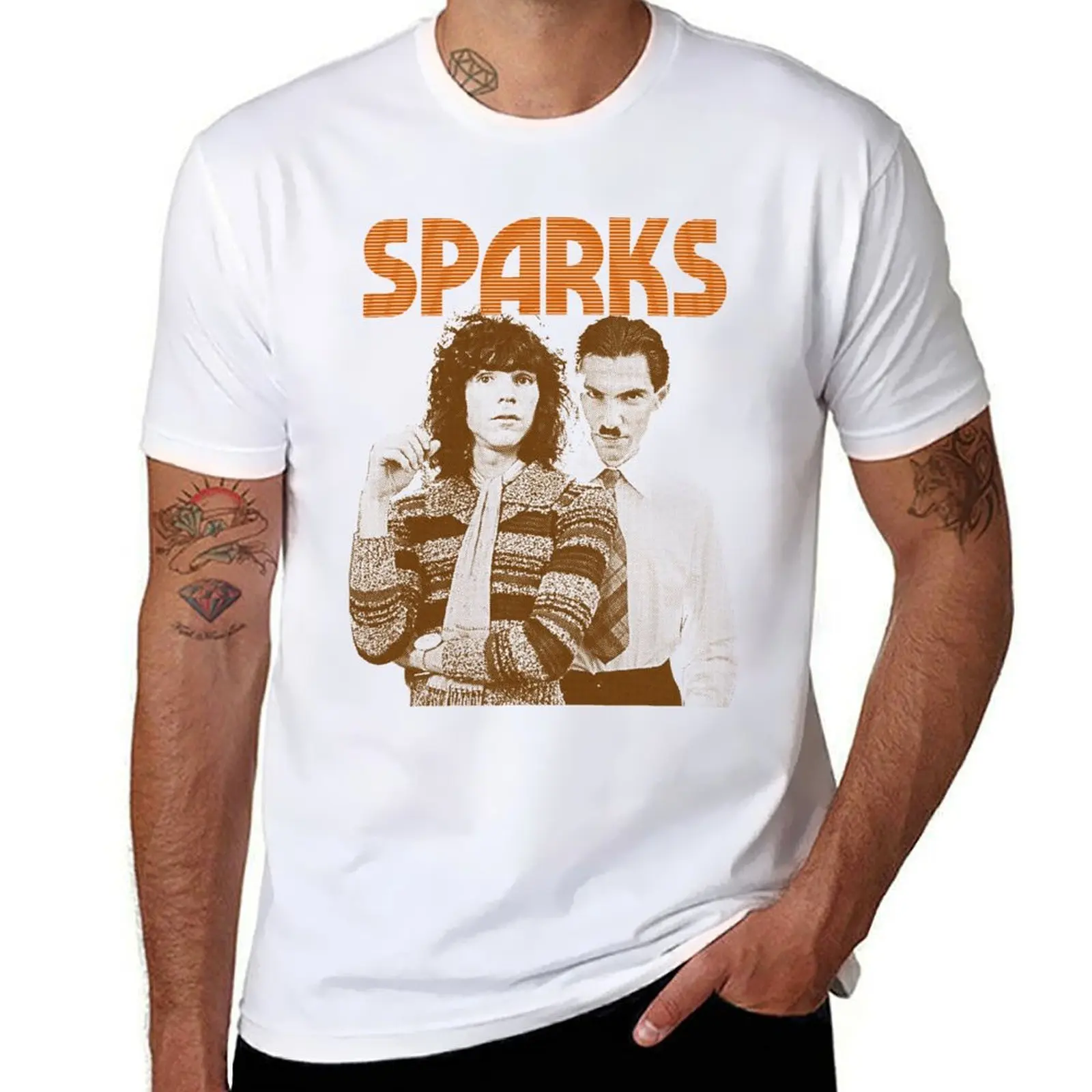 

Sparks // Retro Style Pop Art Design T-Shirt t shirts for man slim fit T-Shirt