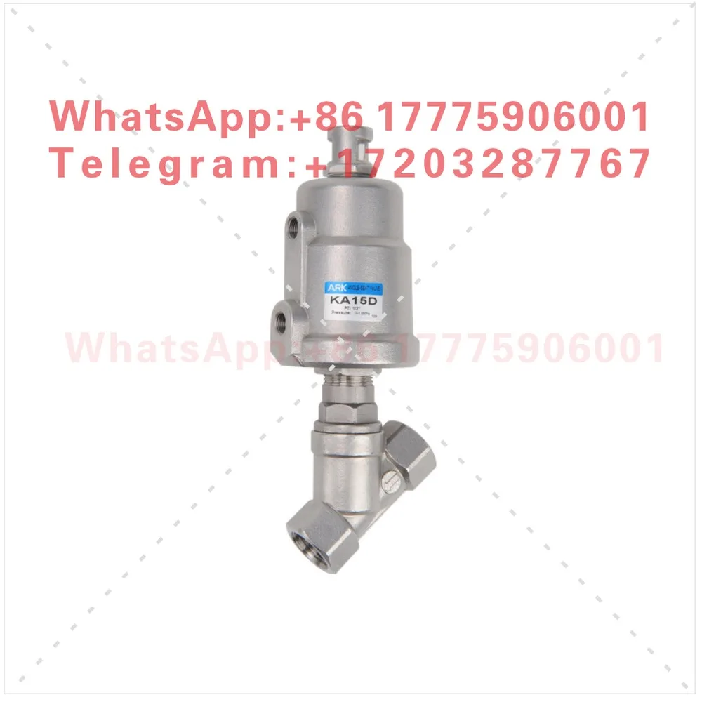Stainless Steel 2-way Piston, Angle Seat Valve KA10 15 20 25 32 40 50 65D-F