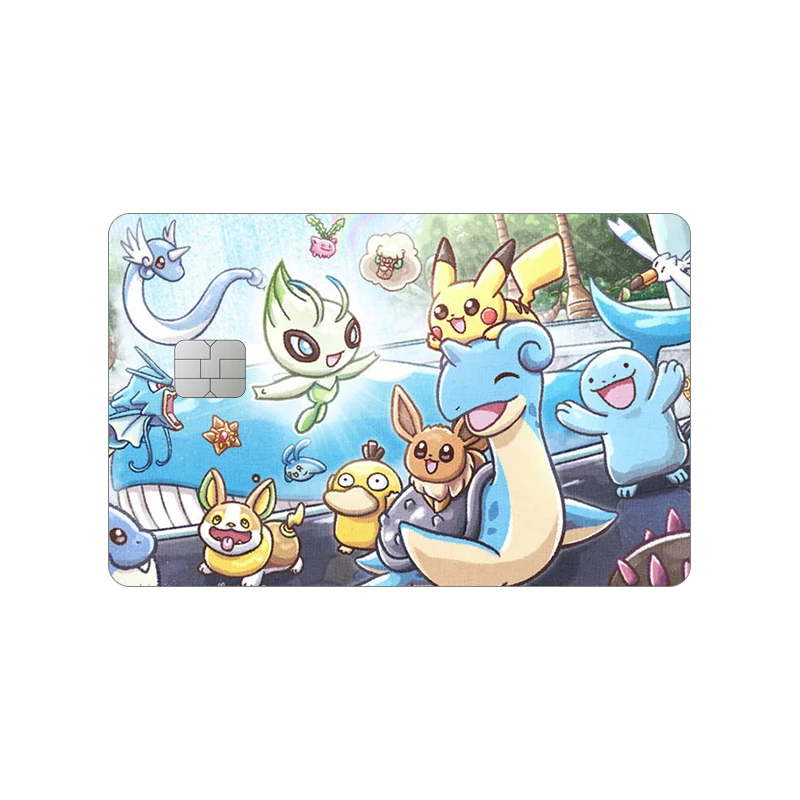 Gengar Card Sticker Exquisite Collect Cartoon Pattern Matte Bus Subway Paster Decals Id Document Exquisite Eevee Birthday Gift view 2