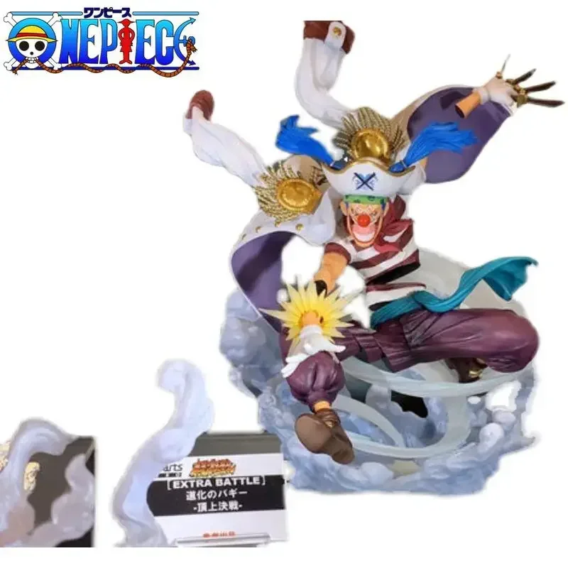 

One Piece Bandai Original Anime Figure 18cm Figuarts Zero Fz Buggy The Clown Marineford Action Figurine Doll Model Toy Gift Ki