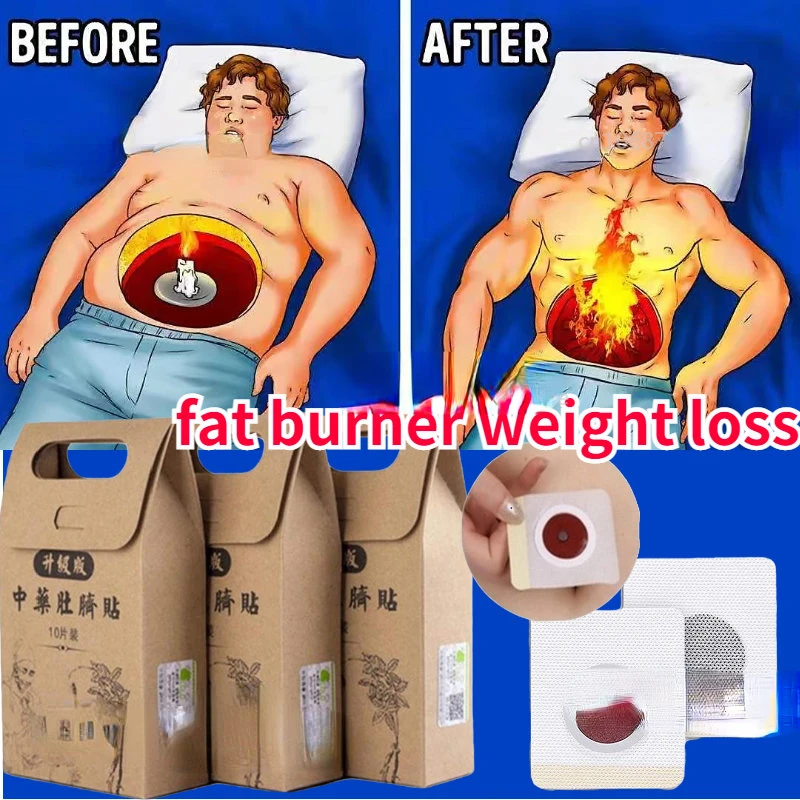 

Slim Waist Navel Stickers Chinese Herbal Medicine Slimming Patch Powerful Weight Loss Fat Burning New in Slimming Accessories