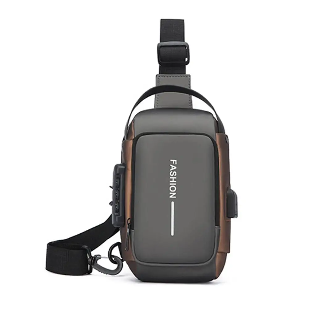 1pcs Men's Waterproof Large Capacity Fanny Pack, Adjustable Strap For Outdoor Activities, Travel Running, Hiking, And Cycling