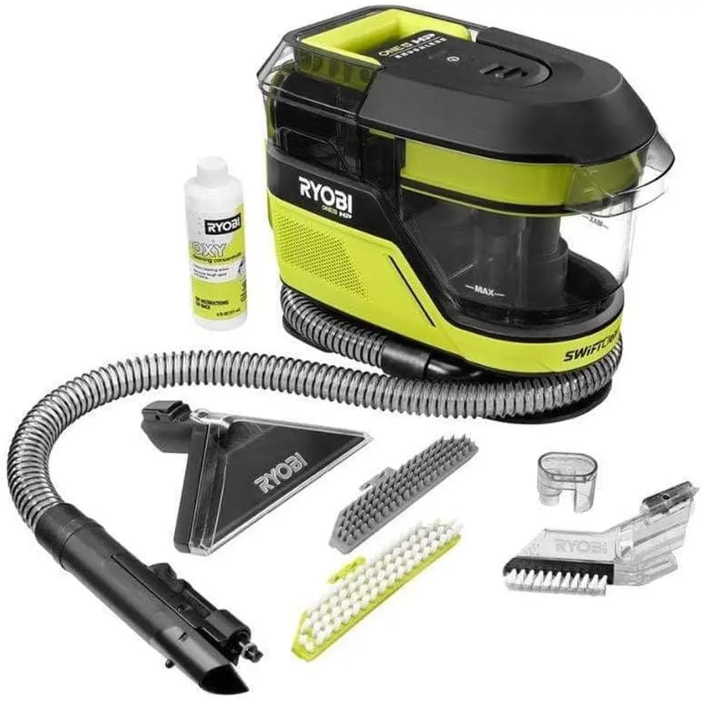 

18V Cordless Spot Cleaner with 4.0 Ah Battery, Average Green, Compact and Powerful
