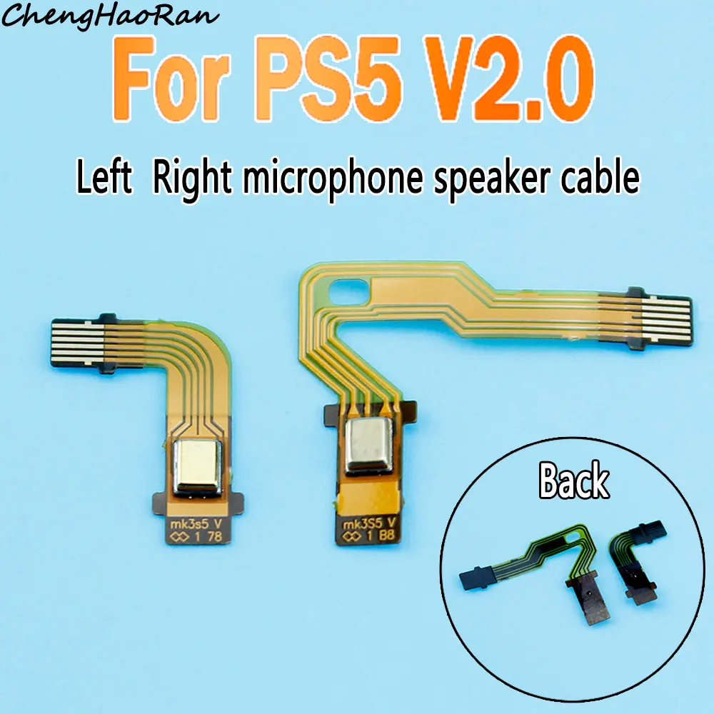 

1 Set for PS5 V2.0 Flex Ribbon Cable Microphone Cable Speaker Amplifier PlayStation 5 Version 2 Replacement Parts