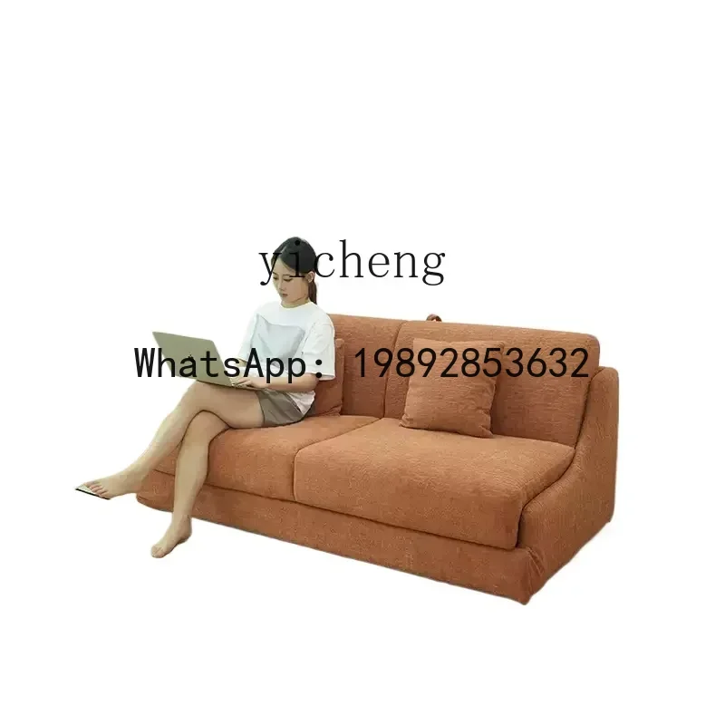 retro style lamb wool tatami sofa bed integrated dual-purpose study office lunch break folding bed