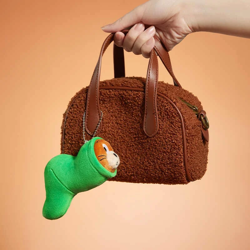 

In Stock New Cute Deformed Jerry Mouse Plush Pendant Cute And Silly Gift Bag Pendant Birthday Gift