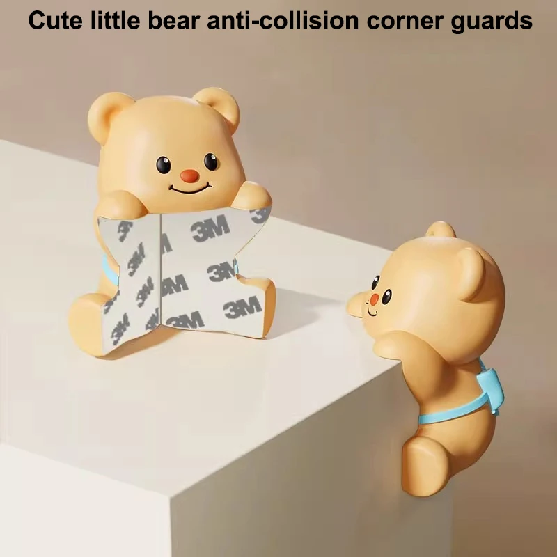 

【Nice】Creative Cartoon Cute Bear Corner Protector For Table Corners, Anti-collision And Anti-bump Protective Cover