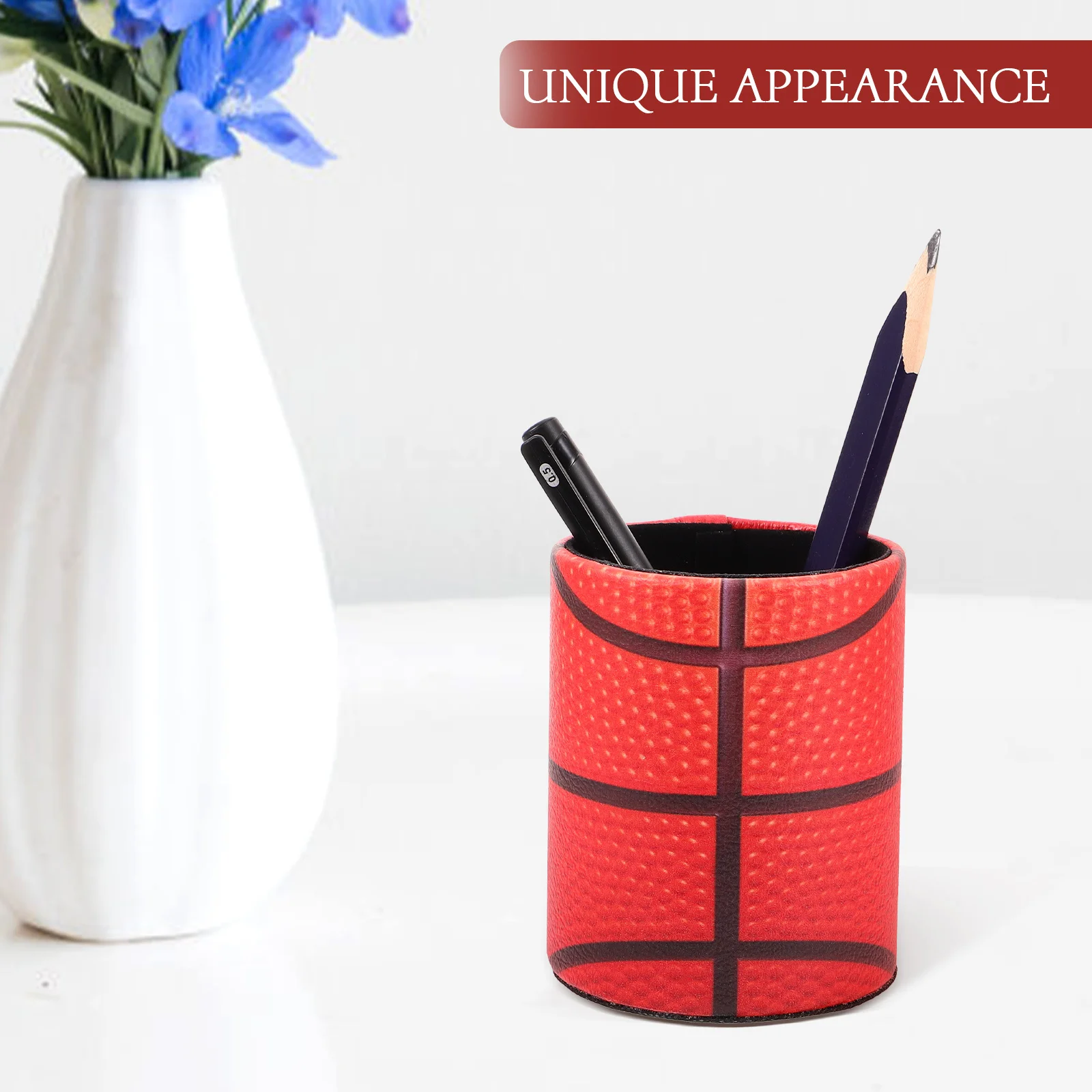 

Brush Holder Pen Cup Makeup Organizer Desktop Storage Brush Holder for Vanity Desk Stationery Organizer