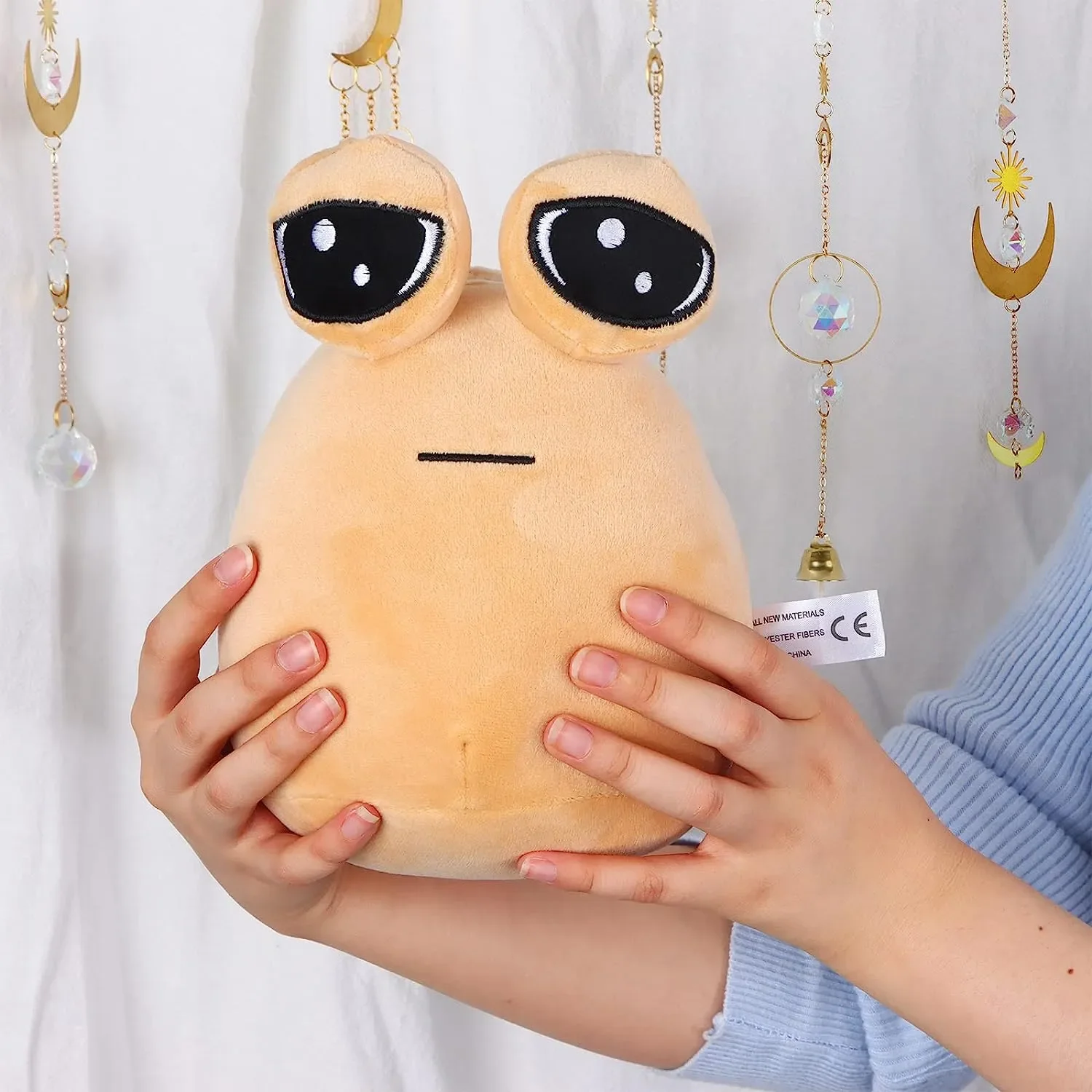 22cm/8.6in Pou Plush Cartoon Alien Toy Kawaii Stuffed Animal Doll Hot Game Figure Gifts for Fans Kids