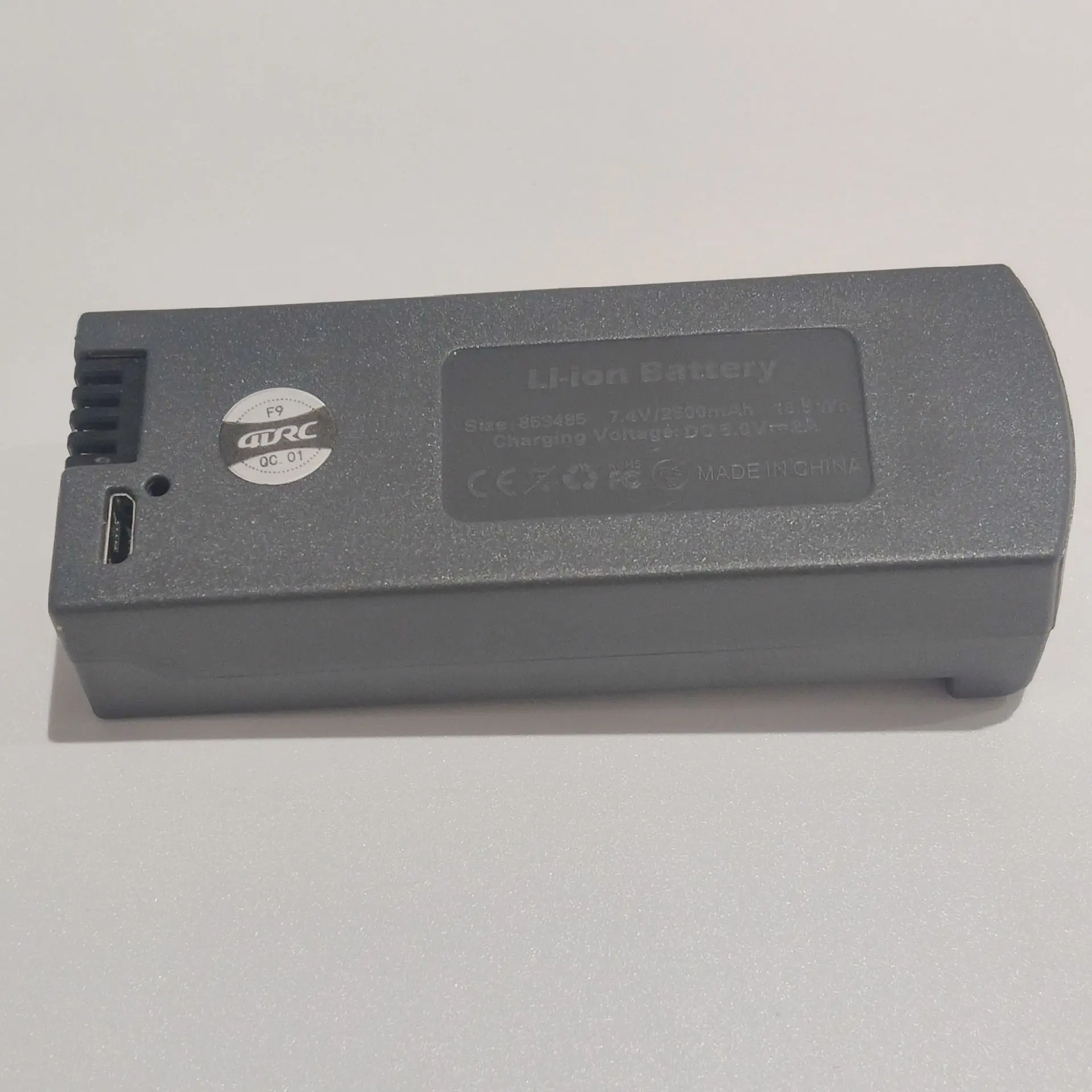 

Литий-ионный Аккумулятор 7,4 В, 2500 мАч для дрона 4 ДРК F9, Оригинальные аккумуляторы, аксессуары для 4D-F9, складной бесщеточный Радиоуправляемый Дрон, литиевая батарея