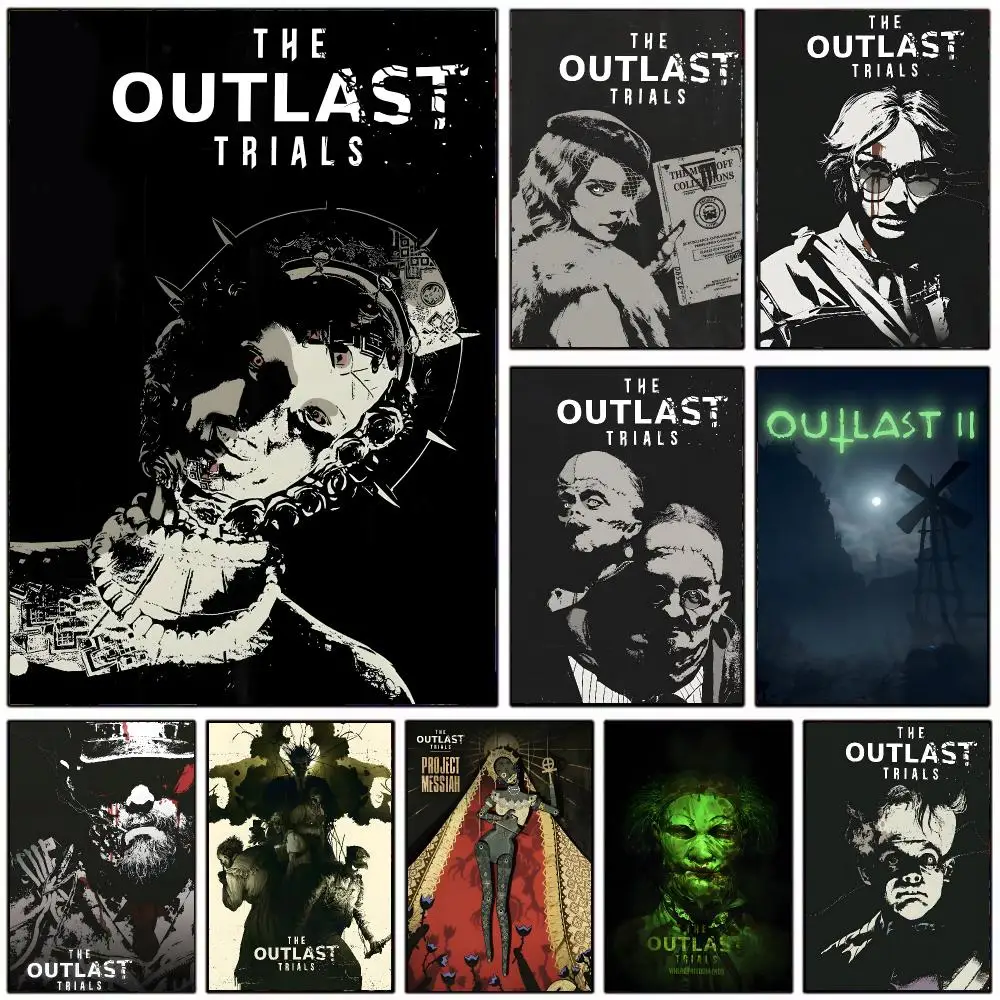 Horror Game T-the Outlast Trials Poster Modern Home Decoration Interior Design & Contemporary Wall Art Collection
