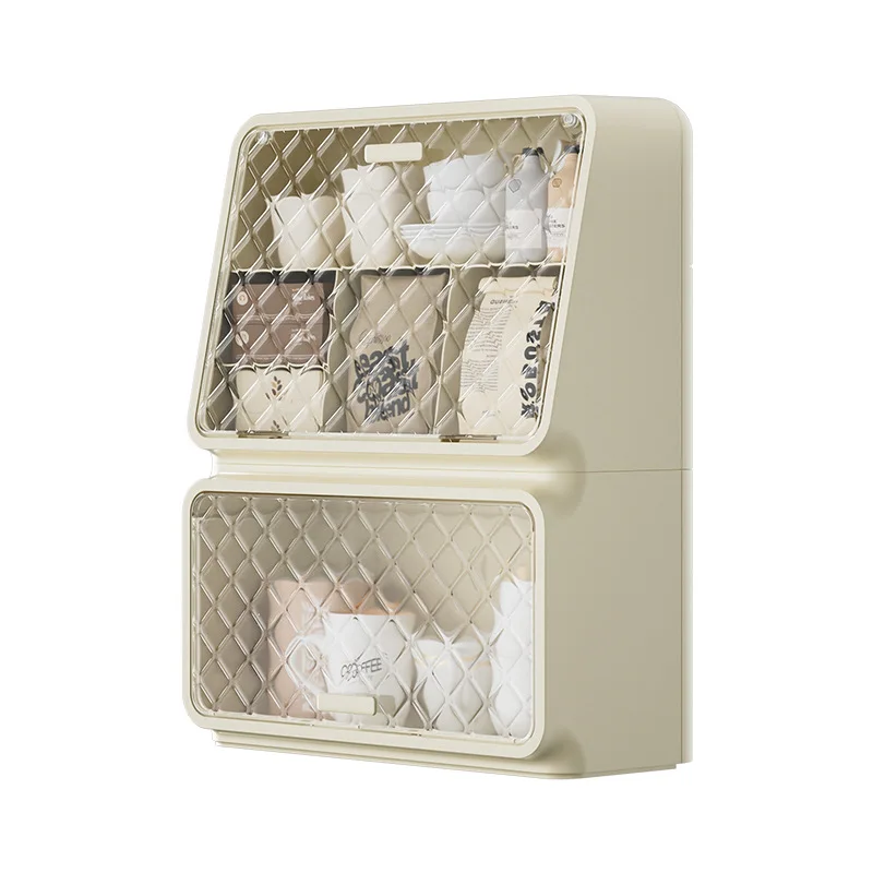 Dustproof Cup Storage Rack Desktop Tea Cup Storage Cabinet Household Kitchen Coffee Cup Mug Storage Box Office Bar Counter Shelf