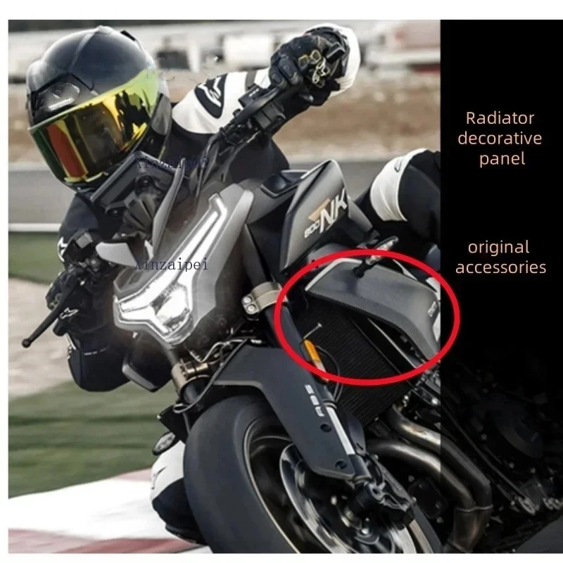 For CFMOTO 800NK NK800 CF800-7 Radiator Protective Panels Decorative Panel Shell Plastic Panel Cover Decorative Strips
