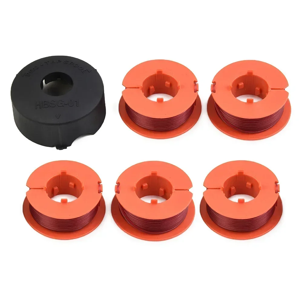 4/6Pcs Spool Covers Cap Spool Lines Set For Bosch Art 23 26 30 For Combitrim Easytrim Strimmer Trimmer Brushcutter Spools Parts