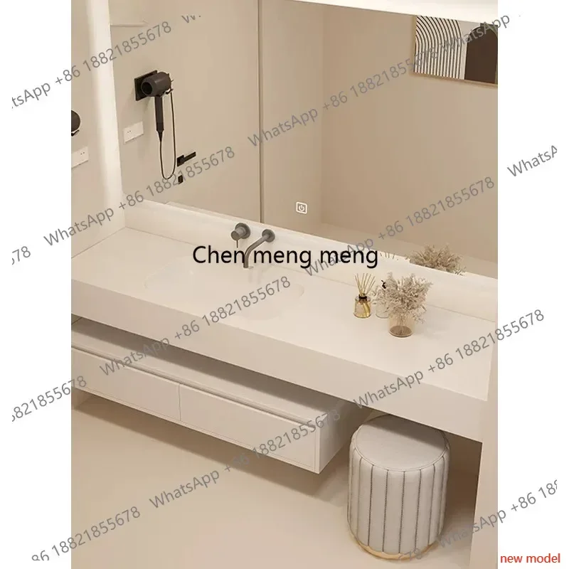 N138Integrated basin, bathroom cabinet, combined bathroom, hand wash basin, washbasin, bathroom customization
