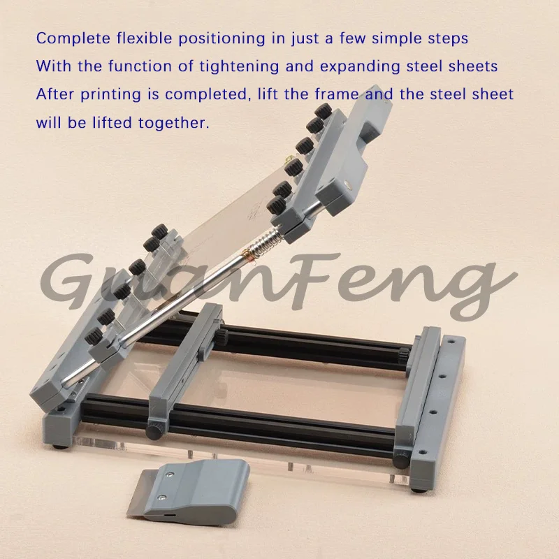 Micro Table Desktop Manual Precision Screen Printing Machine