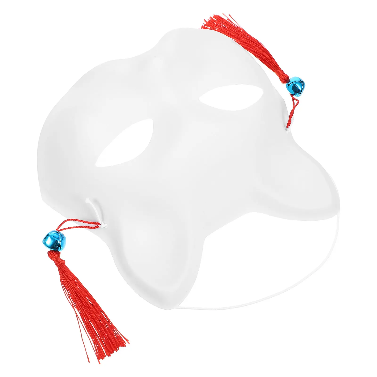 White Blank Mask for DIY Decoration Unfinished Plastic Face Mask Ideal for Hand Painting Cosplay Costume Halloween Masquerade