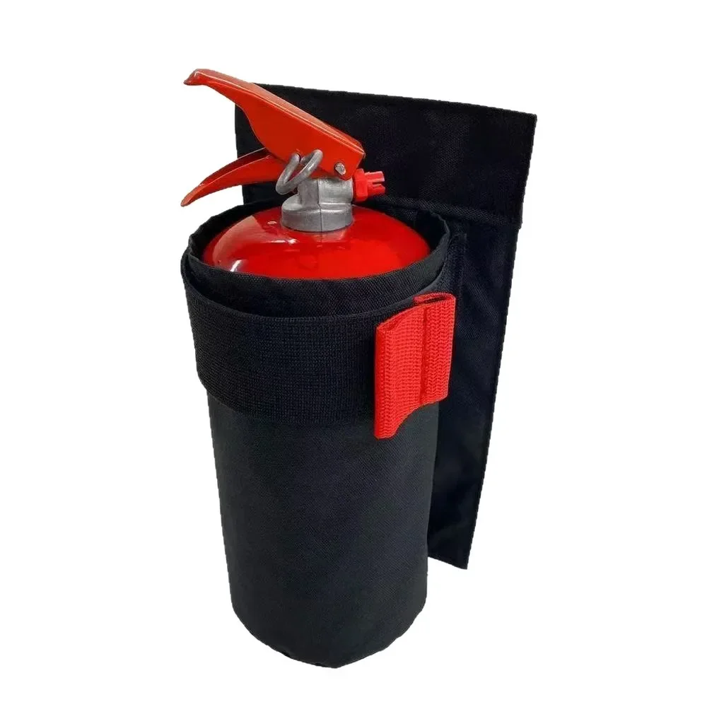 Car fire extinguisher fixed storage bag new Velcro storage bag car trunk storage artifact does not include fire extinguisher
