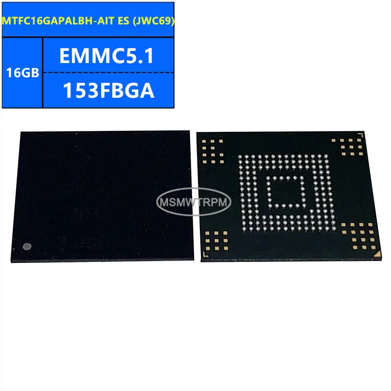 

MTFC16GAPALBH-AIT ES JWC69 MTFC16GAPALBH-AAT JWC84 EMMC5.1 16GB 153FBGA Memory Chip IC Electronic Components New Original