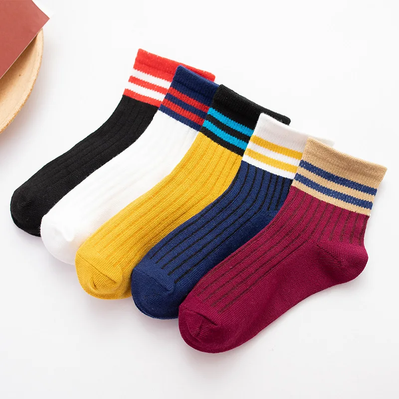 5 Pairs Per Lot Kids Socks Autumn Winter Children Cotton Cartoon Baby Girls Boys Fashion Socks 1 2 3 4 5 6 7 8 9 Years