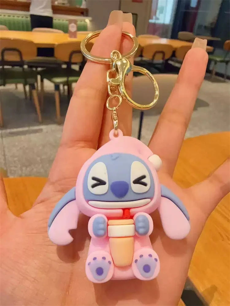 Boîte aveugle Disney Stitch, 1 pièce, Figurines portables tendance, sacs à la mode, accessoires, porte-clés, cadeaux de vacances, décorations suspendues