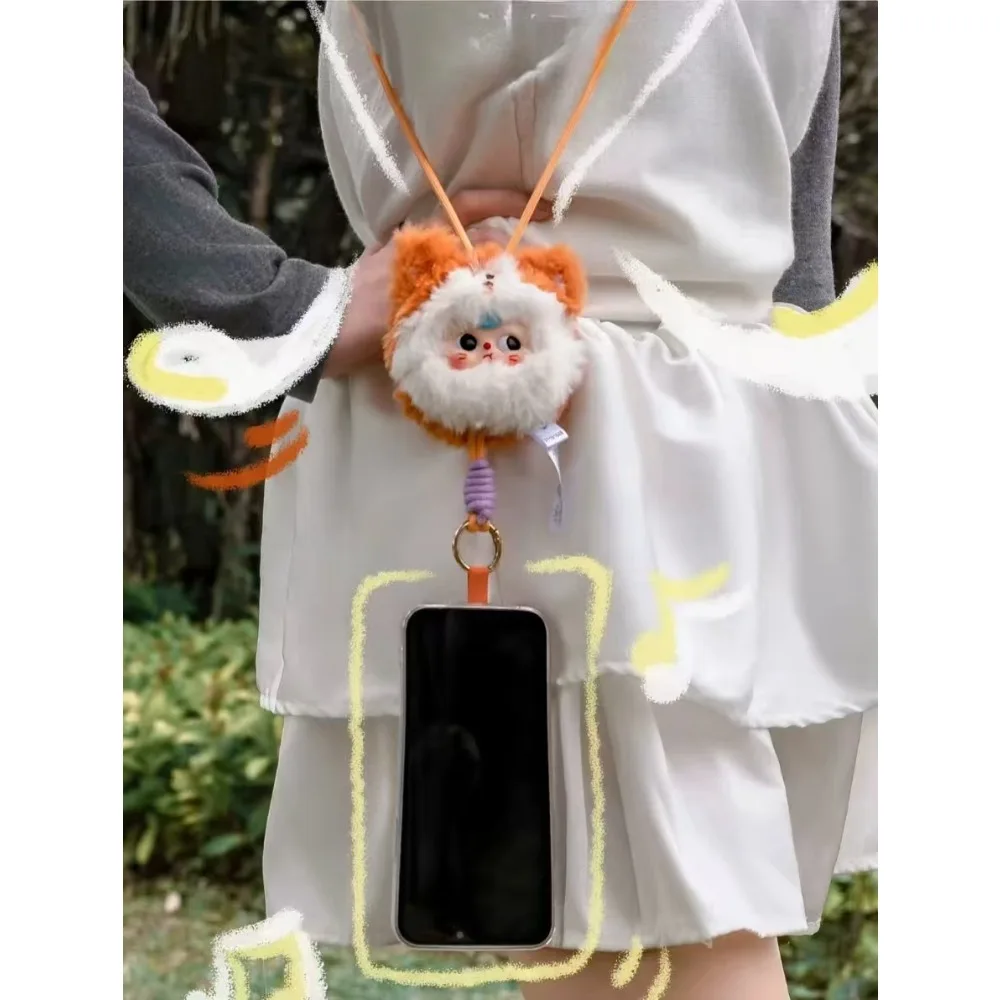 Baby Three Phone Lanyard Cute Cartoon Character Anti Loss Rope Adjustable Neck Shoulder Strap for Mobile Phone Keys for Travel view 4