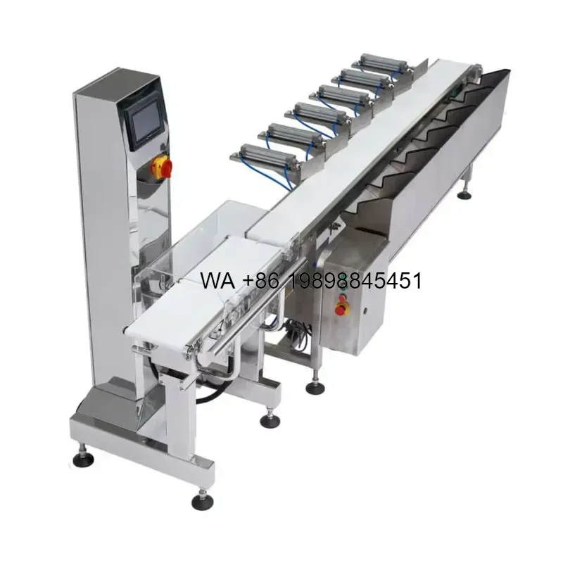 Wmwmnu CWM-200 Automatic Weight Sorting for Fish Weighing Check Automatic Feeding and Salmon Fillet Weight Sorting