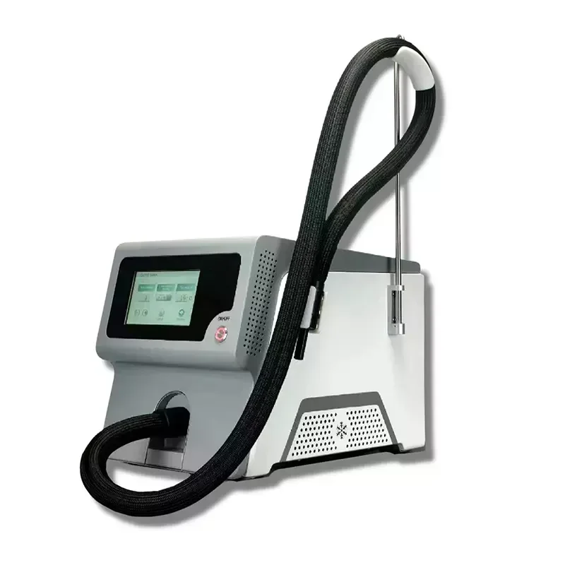 

-30 Low Temperature Wind Cryo Chiller Cold Air Skin Cooling Pain Reduce Relieve Cold Air Machine for Picosecond Laser Treatment