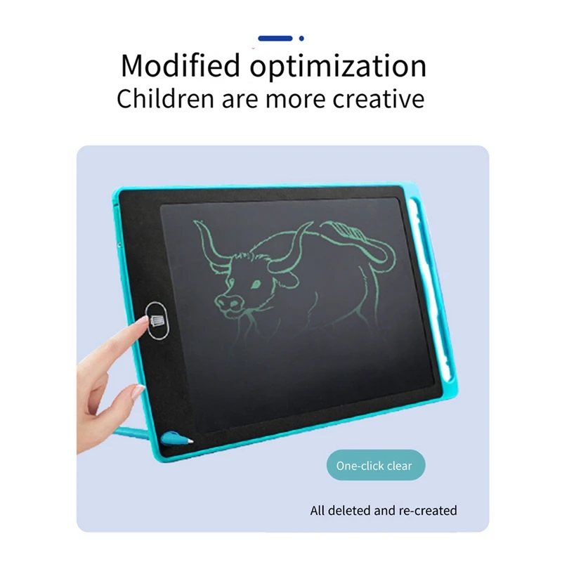 Top-12 Inch LCD Writing Board Drawing Board Color Graffiti Board For Kids Students Toys Christmas Birthday Gift