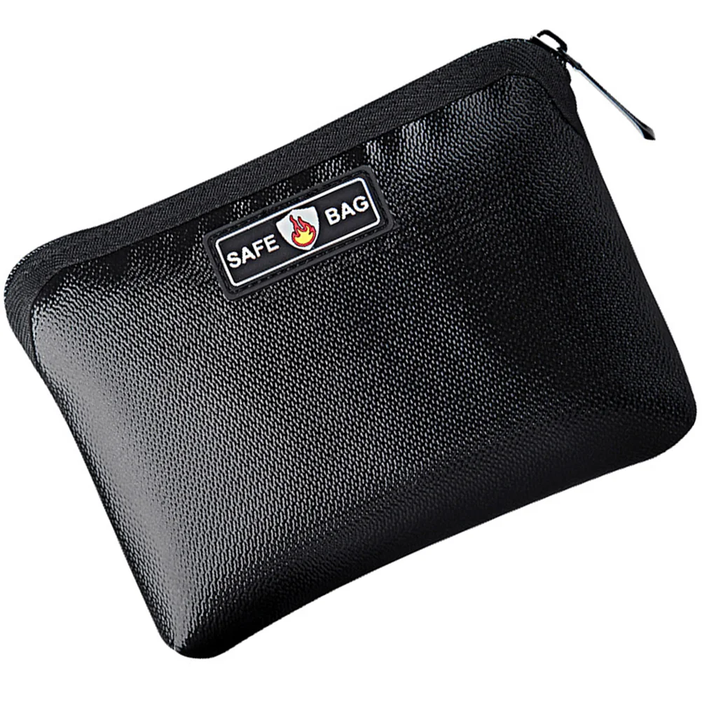 Fireproof File Bag Versatile Storage Wallet Portable Multipurpose Pocket Safe Pouch