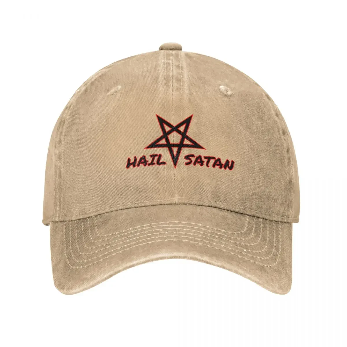 HAIL SATAN Baseball Cap Dropshipping hats on offer Mens Tennis Women's