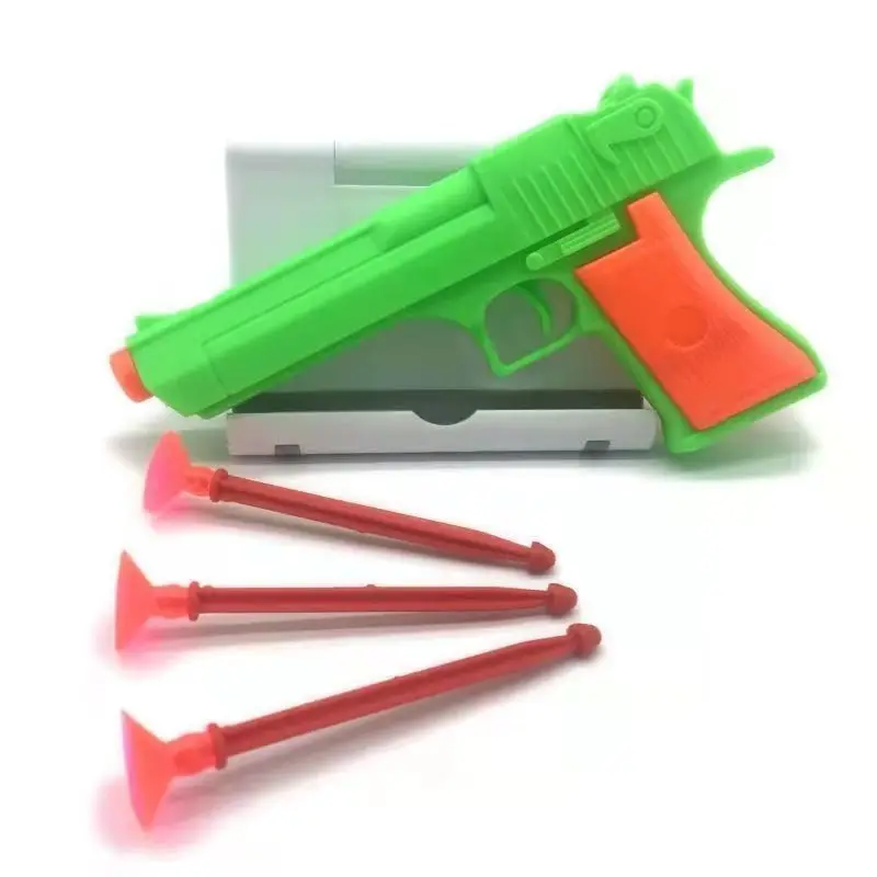 Parent-child Toy Soft Bullet Pistol Revolver Suction Cup Ejection Puzzle Toy Gun Christmas Gift