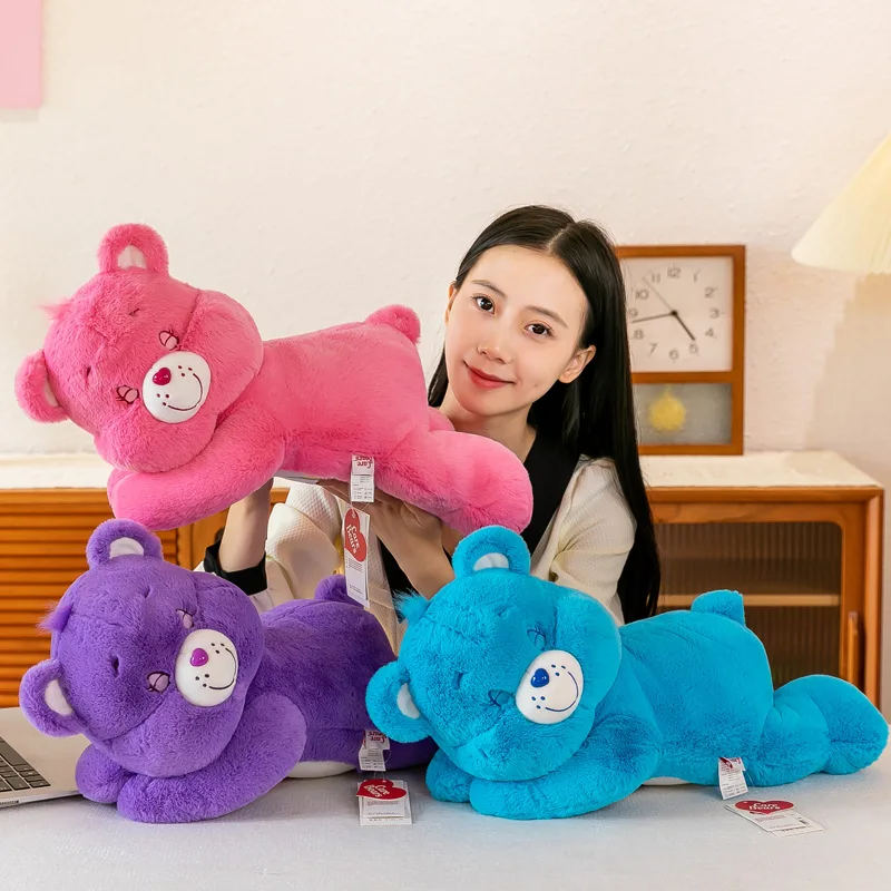 Kawaii Plüschtier Niedlicher Erdbeerbär Gefüllte Puppe für Kinder Geburtstagsgeschenk Weiches Schlafkissen Langes Kissen Plüschtier Großhandel