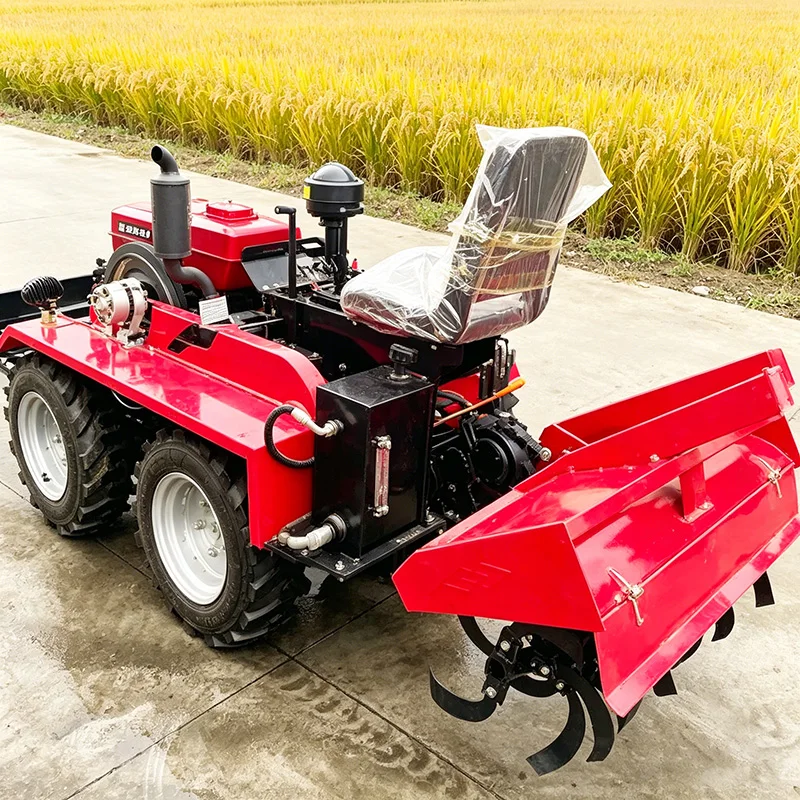 

Customized Great Value Wheel Rotary Tiller & Four Wheel Micro Tiller for Farming Wheel Tractor