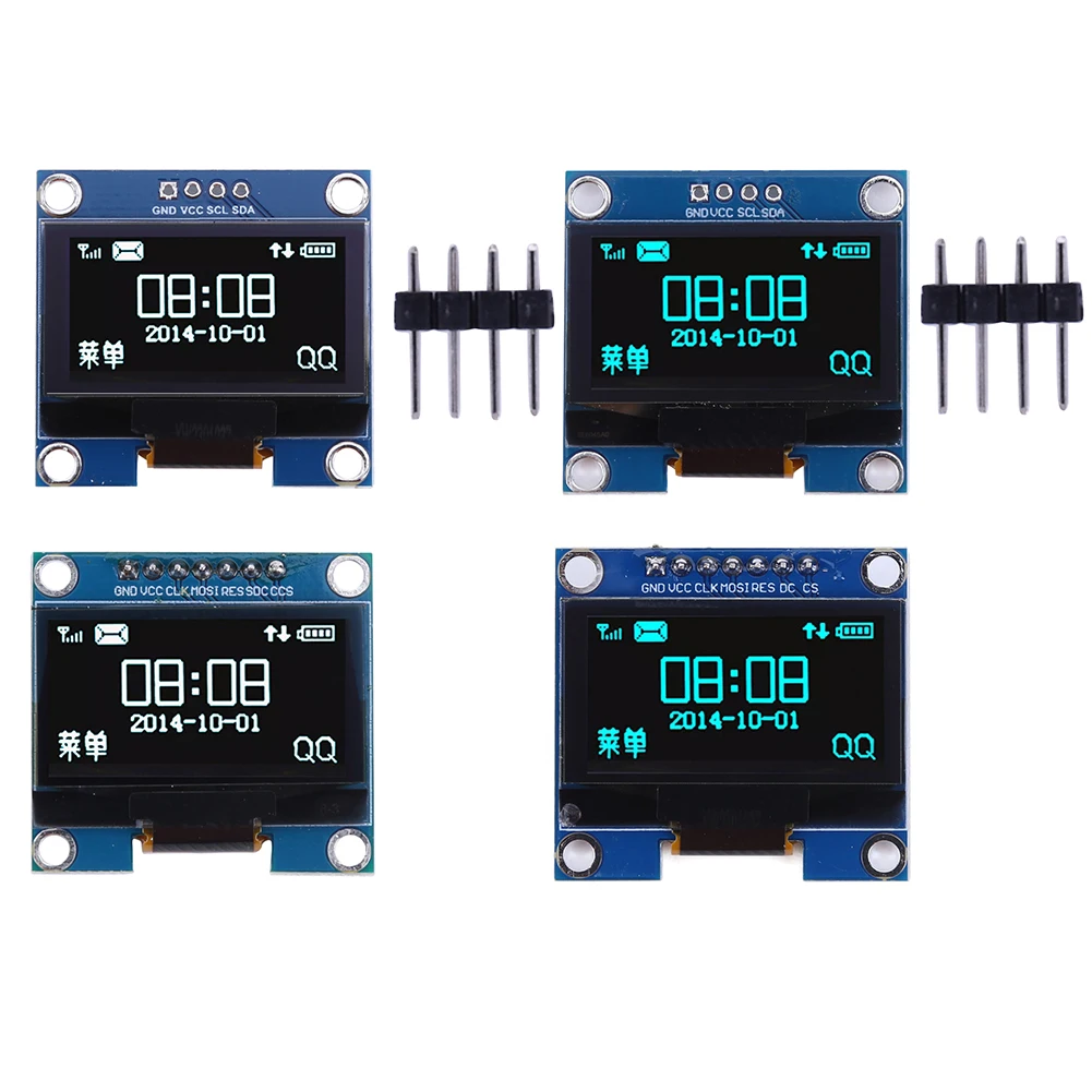 1.3inch OLED Module SPI/IIC I2C Communicate Drive White/Blue Display OLED LCD LED Display Module for Arduino/Raspberry Pi/BBC